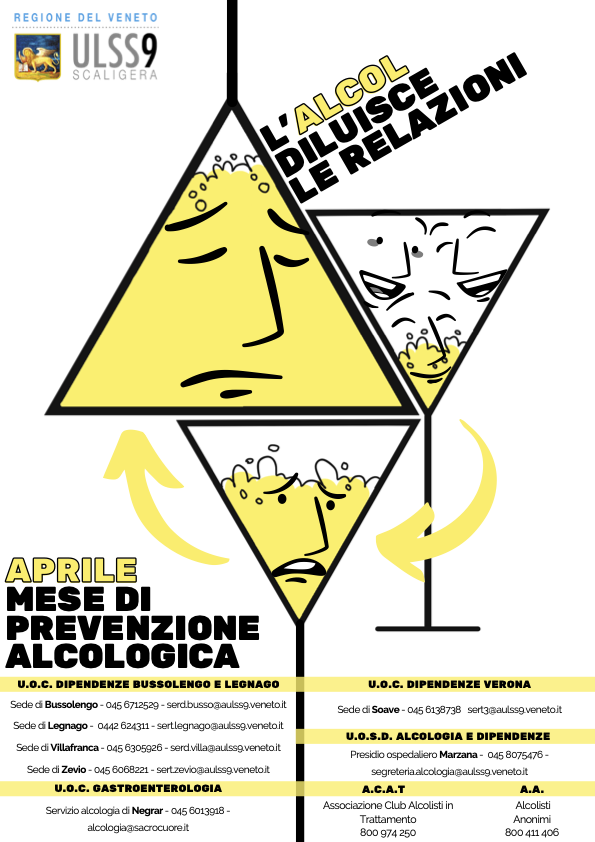 ULSS9 Alcol alcolismo prevenzione Verona Provincia Aprile 2022 2